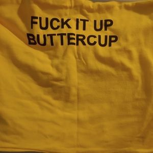 Hey butter cup off the shoulder top